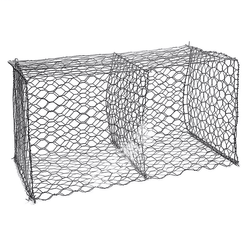 เคลือบ PVC กล่องเกเบี้ยน 2x1x1m Marine Grade