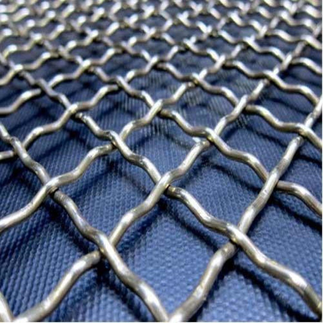 Crimped Wire Mesh 10mm x 2.0mm SS304/SS316 Lock-Crimped