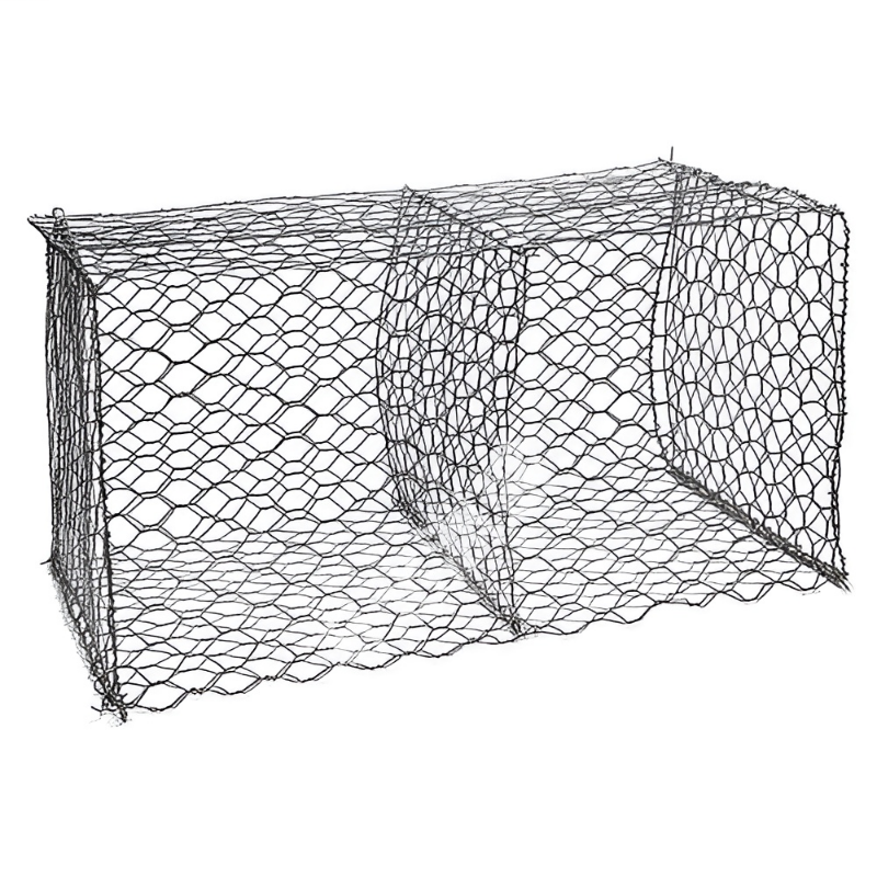 Reinforced Gabion Box 2x1x1m with Biaxial Geogrid