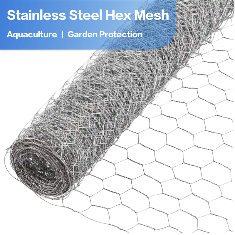 Hexagonal Wire Mesh 25mm (1") Double-Twist Galvanized