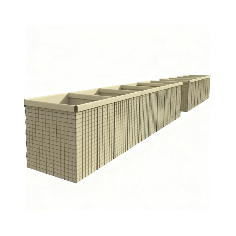 Reinforced Blast Wall Panel 2x1x1m Heavy-Duty Defense
